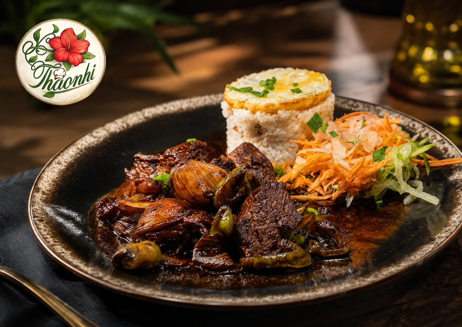 Plat signature vietnamien servi chez ThaoNhi