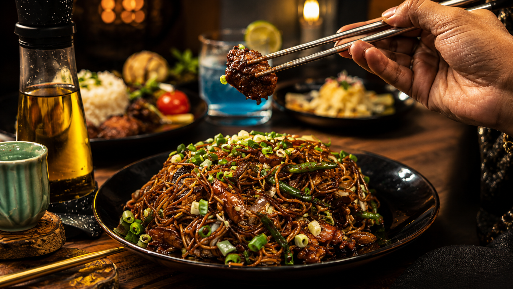 Nouilles sautées maison de ThaoNhi